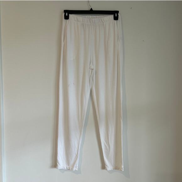 Mate the Label White Lounge Pants - Women's Size Small - Picture 1 of 6